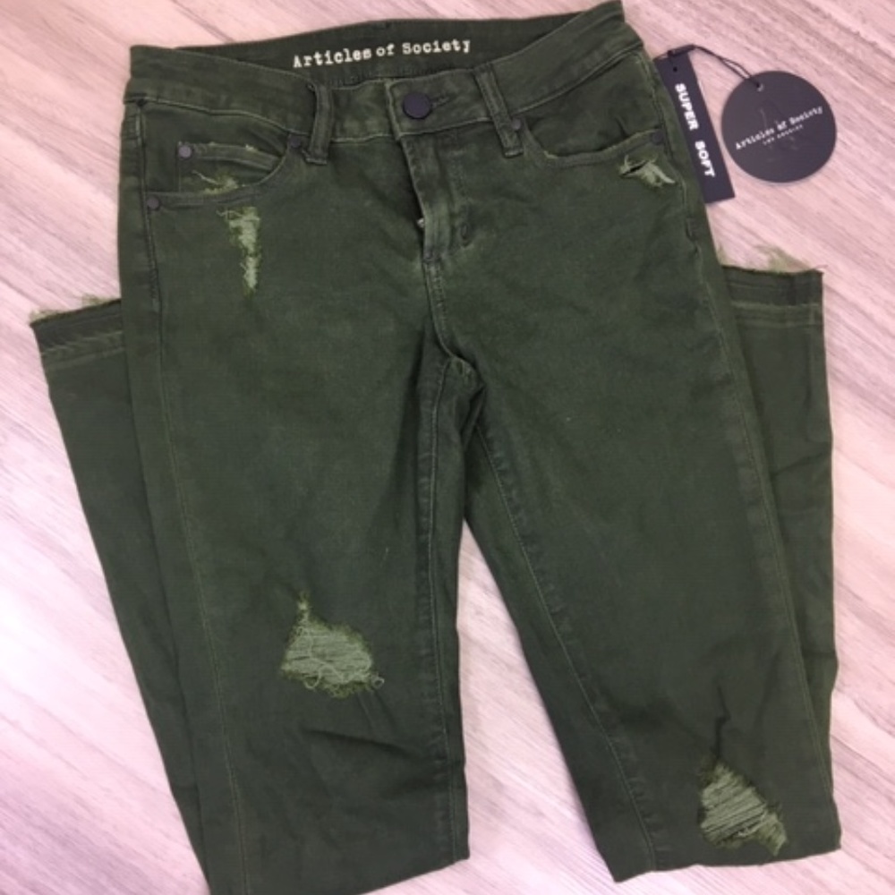 Articles of Society Distressed Skinny Jeans - Picture 6 of 8